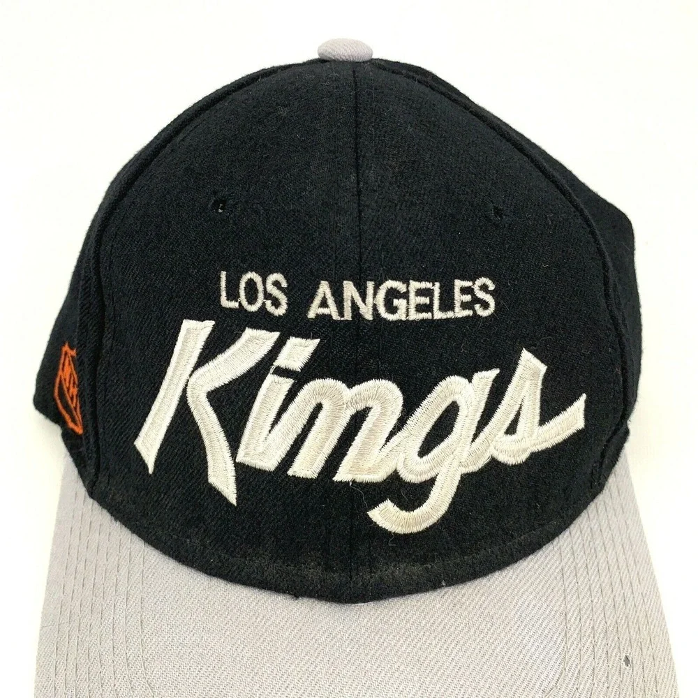 Vintage Los‎ Angeles Kings Script Sports Specialties Hat sz 6 7/8 nwa wool NHL